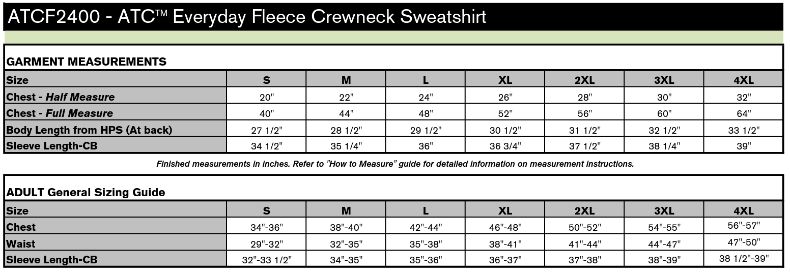 ATCF2400-SIZE-CHART